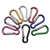 4mm Aluminum Carabiner Clip Red / Green / Black / Blue