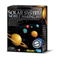 4M Glow in the Dark - Solar system mobile making kit