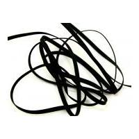 4mm flat value elastic black