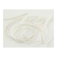 4mm flat value elastic white