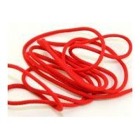 4mm round polyester cord red