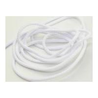 4mm round polyester cord white