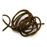 4mm Round Polyester Cord Brown