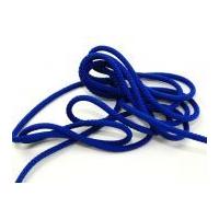 4mm round polyester cord royal blue