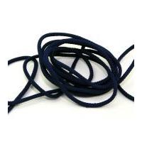 4mm Round Polyester Cord Navy Blue