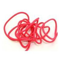 4mm round polyester cord cerise pink