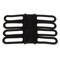4pcs Bike Bicycle High Strength Silicone Straps Flexible Holder for Cellphone Lights Computer