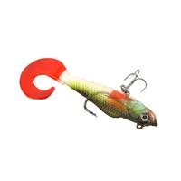 4Pcs 8.5cm 9.5g Soft Lead Fishing Lures Long T Tail Baits Sharp Treble Hook