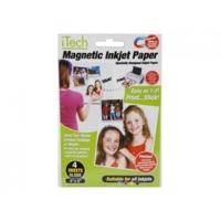 4pc Pack Gloss Magnetic Photo Paper 6 x 4 In Prtd Sleeve