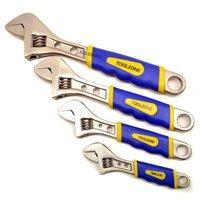 4pc Adjustable Spanner / Wrench Set Covers Range 0-36mm