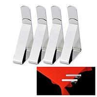 4pcs Stainless Steel Tablecloth Table Cover Clips Holder Clamps Party Picnic Hot