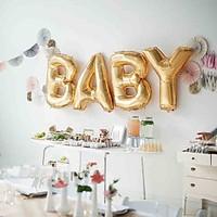 4pcs 16\'\' Cute Silver/Gold Foil Ballon Helium Balloon Kids Birthday Event Party Supplies Baby Shower Party Decorations Wedding