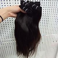 4Pcs/Lot 8-30 Brzilian Virgin Straight Hair Natural Black Human Hair Weave Hair Bundles Sale.