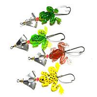 4pcs Fishing Bait Soft Lures (Random Color)