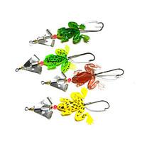 4pcs 80mm 62g spinner baits fishing lure set random color