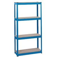 4shelf Metal Unit 76x30x152cm