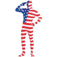 4th July American Flag Partysuit Costume