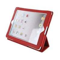 4world Case With Folded Stand For Ipad 2 Red (08186)