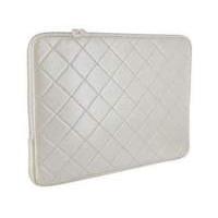 4world Quilted Notebook Sleeve For 15.6 Inch With Orange Soft Inner White (08635)