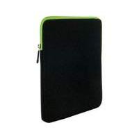 4world Vertical Tablet Sleeve For 10.1 Inch Devices With Green Bubble Inner Black (08623)
