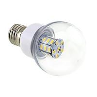 4W E26/E27 LED Globe Bulbs G60 27 SMD 5730 500 lm Warm White DC 12 / AC 12 / AC 24 / DC 24 V