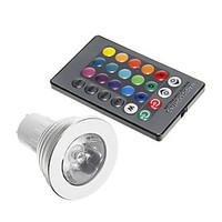 4W GU10 LED Spotlight 1 150 lm RGB Decorative AC 85-265 V