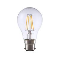 4W B22 LED Filament Bulbs A60 4 COB 400 lm Warm White Decorative 220-240V 1 pcs