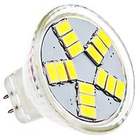 4w gu4mr11 led spotlight mr11 15 smd 5630 420 lm natural white ac 12 v