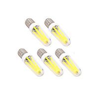 4W E14 G9 LED Filament Bulbs T 300 lm Warm White Cool White Dimmable AC 220-240 V 5 pcs