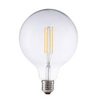 4w e26 led filament bulbs g125 4 cob 450 lm warm white dimmable decora ...
