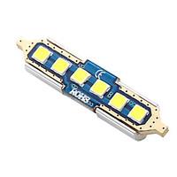 4x new 2017 festoon 39mm 6 smd 3030 cnabus white led car dome light la ...