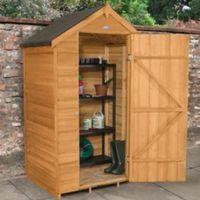 4X3 Apex Overlap Wooden Shed with Assembly Service