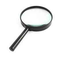 4X 100mm Diameter Lens Handle Straight Shank Reading Magnifier Magnifying Glass