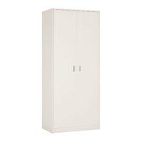 4You 2 Door Wardrobe in Pearl White