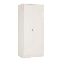 4You 2 Door Wardrobe in Pearl White