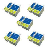 5 x (T026) Black and 5 x (T027) Colour Compatible Cartridges