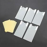 5 Packed HD Screen Protector with Microfiber Cloth for Sony Ericsson LT26i / Xperia S