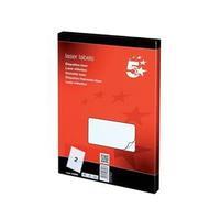 5 star multipurpose labels laser 2 per sheet 1996x1435mm white 200 lab ...