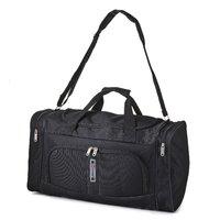 5 Cities 602 Cabin-Sized Holdall Duffle Gym Sports Bag (Black)