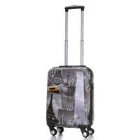 5 Cities® Lightweight Hard shell Travel Luggage Suitcase- 4 Wheel Spinner Trolley Bag 21″ Fits 55x40x20cm