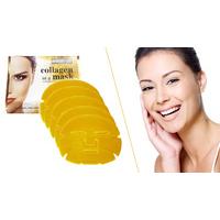 5 x gold extract anti ageing face masks