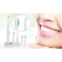 5 piece iactive sonic toothbrush with stand