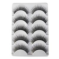 5 pairs european black false eyelashes 313