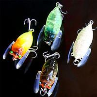 5 pcs Fishing Lures Minnow Random Colors g/Ounce mm inch, Plastic General Fishing