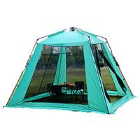 5-8 persons Tent Single Fold Tent One Room Camping Tent 2000-3000 mm Fiberglass OxfordMoistureproof/Moisture Permeability Waterproof