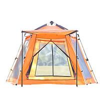 5-8 People Outdoor Camping Hexagonal Automatic Courtyard Leisure Large Tents Camping Awning Tent