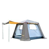 5-8 persons Tent Single Automatic Tent One Room Camping Tent 2000-3000 mm Fiberglass OxfordMoistureproof/Moisture Permeability Waterproof