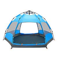 5-8 persons Tent Double Automatic Tent One Room Camping Tent 2000-3000 mm Fiberglass PU OxfordMoistureproof/Moisture Permeability