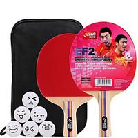 5 Stars Ping Pang/Table Tennis Rackets Ping Pang Wood Long Handle Short Handle Pimples