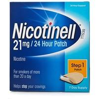 5 x Nicotinell 21mg/24 Hour Patch Step 1 21 Day Supply